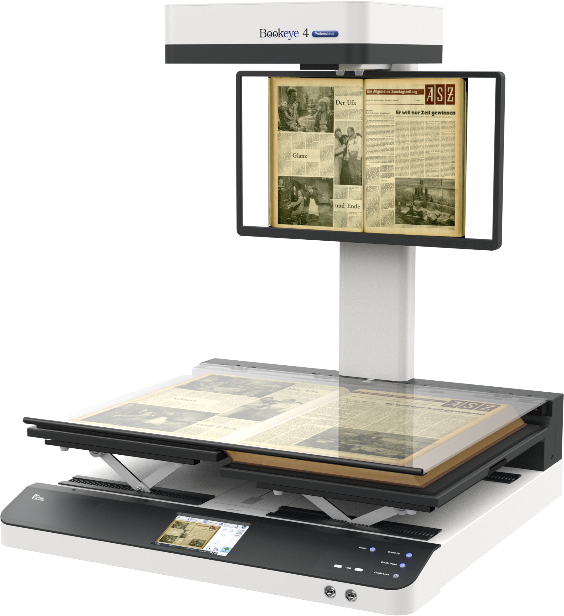 BOOKEYE 4 V1A PROFESSIONAL ARCHIVE LARGE BOOK A1/D-SIZE SCANNER
